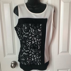 NWT Worthington peplum top size XLP